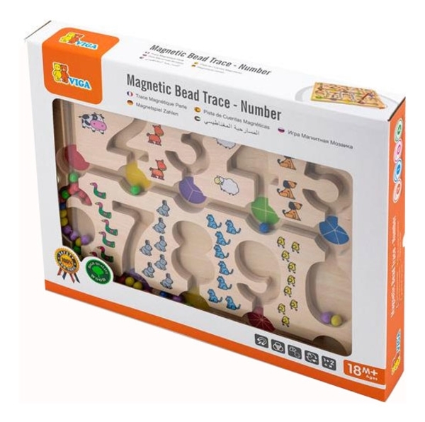 Розвиваюча іграшка Viga Toys Лабіринт Цифри (50180) - Pampik
