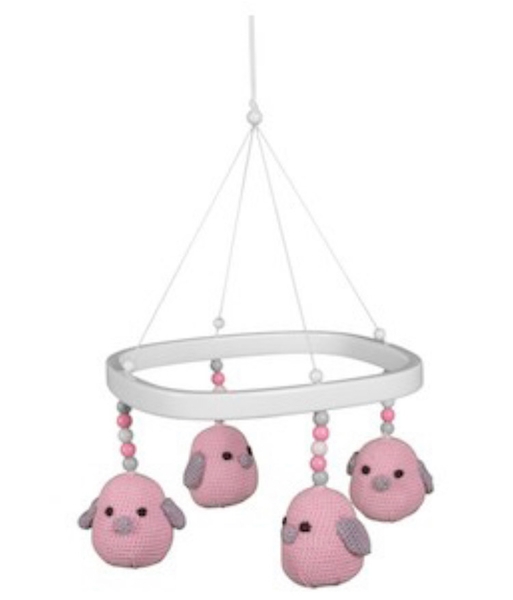 Мобіль Tweeto Рожеві пташки (Т 53) - Pampik
