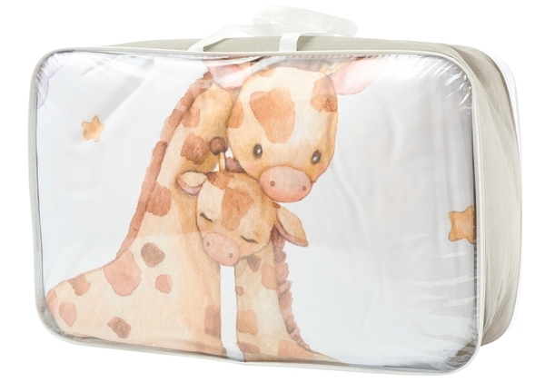 Комплект детской постели Tweeto Safari, 5 предметов, хлопок, 120х70, белый - Pampik - 3