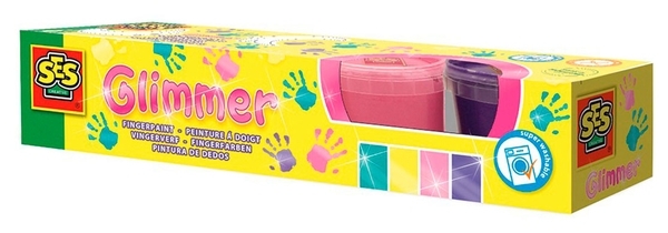 Пальчиковые краски Ses Creative My first Волшебное мерцание (00314S) - Pampik