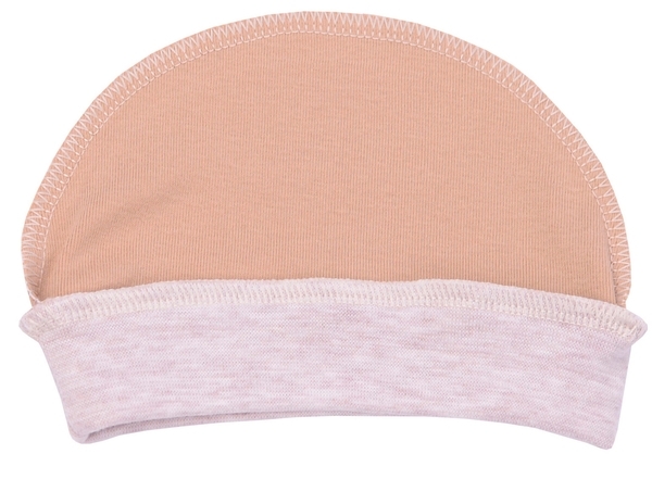 Шапочка Baby Veres Caramel, рібана, р.38, коричневий (106.102-3.38) - Pampik