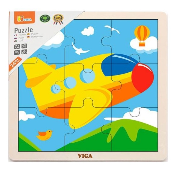 Пазл Viga Toys Літак (51447) - Pampik - 2