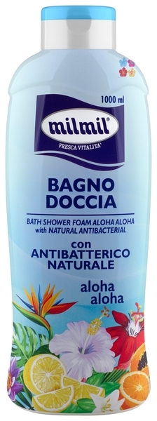 Гель для душу MilMil Алоха Алоха Антибактеріальний, 1000 мл - Pampik