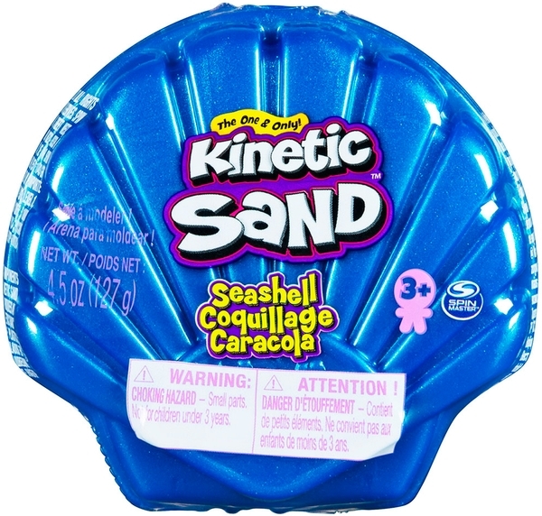 Кінетичний пісок Kinetic Sand Ракушка, блакитний (71482B) - Pampik