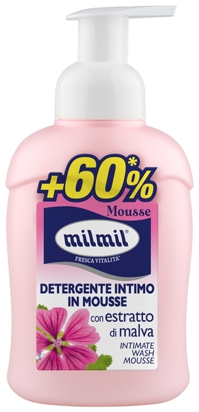 Мусс для интимной гигиены MilMil с экстрактом мальвы, 450 мл - Pampik