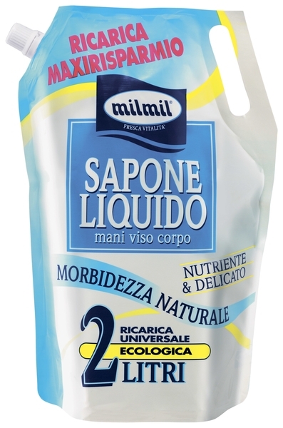 Мило рідке MilMil Природна м'якість змінний блок, 2000 мл - Pampik