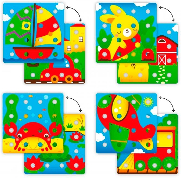 Набір для занять мозаїкою Quercetti (2270-Q) - Pampik - 4