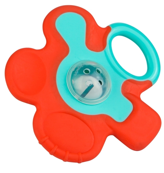 Прорезыватель-погремушка Pigeon Munch teether Морковный цветок (13242) - Pampik