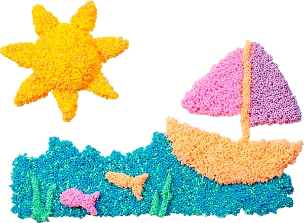 Шариковый пластилин Genio Kids, розовый (TA1800-1) - Pampik - 6