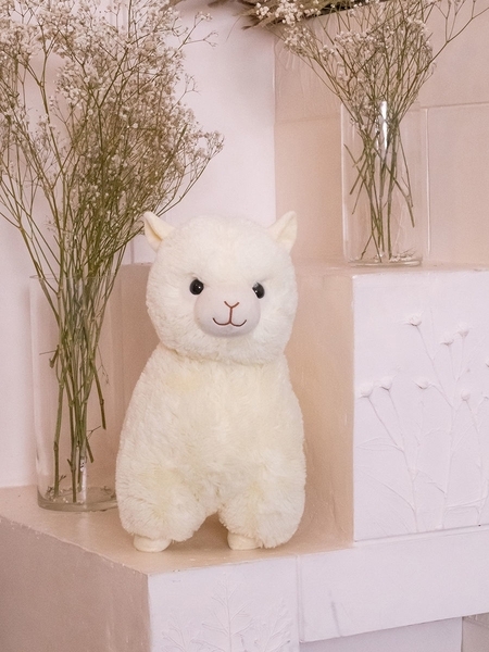 М'яка іграшка Fancy Гламурна Альпака, білий (ALPK1/L) - Pampik - 2