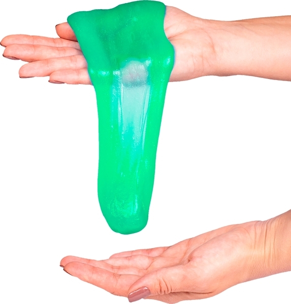 Іграшкова маса для ліплення Genio Kids Лизун-м'яльницю, зелений (SLI03-2) - Pampik - 2