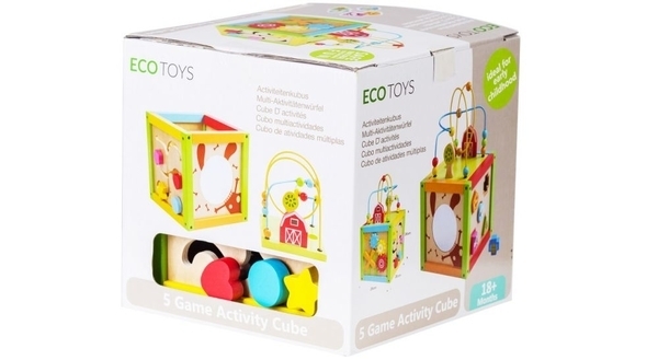 Дерев'яний бізікуб Ecotoys (1004) - Pampik - 5