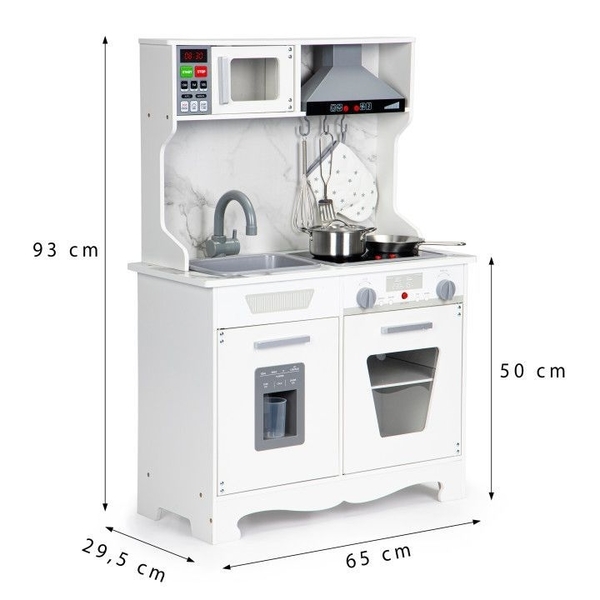 Дитяча дерев'яна кухня Ecotoys зі світлом і звуком (TL10181) - Pampik - 4