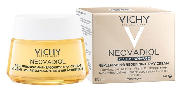 Антивіковий крем для зменшення глибоких зморшок Vichy Neovadiol Replenishing Anti-Sagginess Day Cream, 50 мл - Pampik - 2