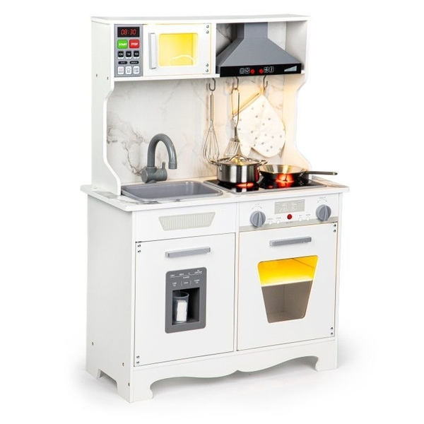 Дитяча дерев'яна кухня Ecotoys зі світлом і звуком (TL10181) - Pampik - 2