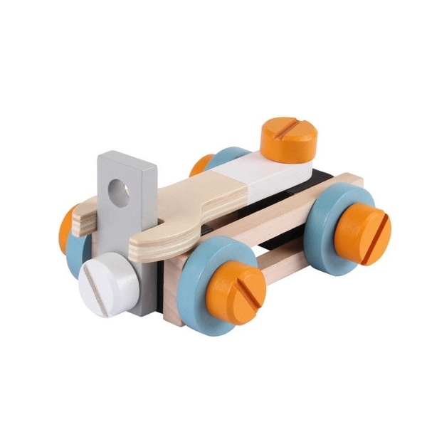 Дерев'яна майстерская Ecotoys з інструментами, 52 ел. (1182N) - Pampik - 4