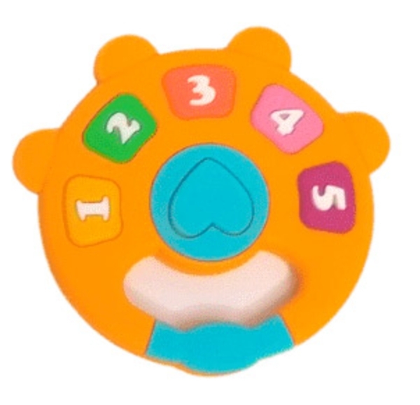 Прорізувач для зубів Lindo, помаранчевий (LI 327 пом) - Pampik