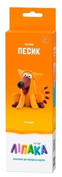 Набор самозатвердіваючого пластиліну Ліпака Песик (30048-UA01) - Pampik