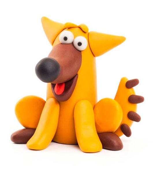 Набор самозатвердіваючого пластиліну Ліпака Песик (30048-UA01) - Pampik - 3