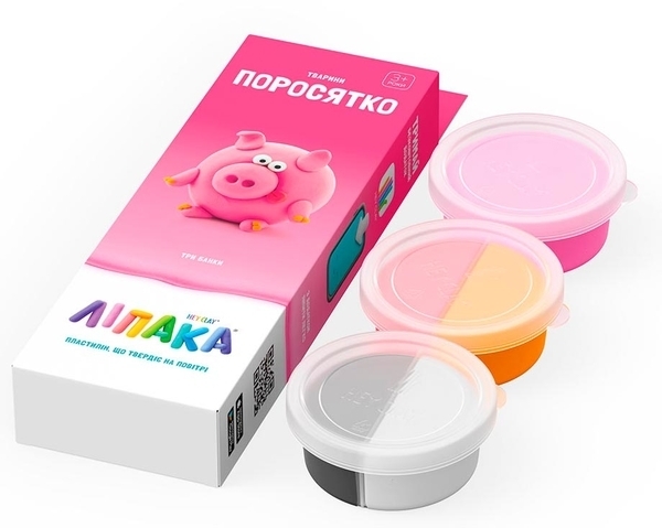 Набір самозатвердіваючого пластиліну Ліпака Порося (30045-UA01) - Pampik - 2