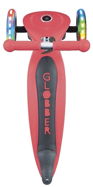 Уцінка. Самокат Globber Primo Foldable Lights, червоний (432-102-2) - Pampik - 5