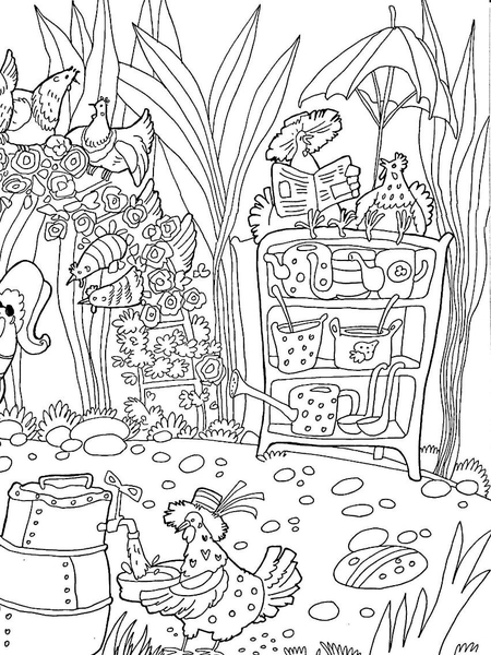 Розмальовки-антистрес. Дивовижний садок - Pampik - 12