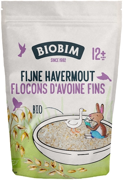 Безмолочна органічна каша Biobim Вівсяна, 250 г - Pampik