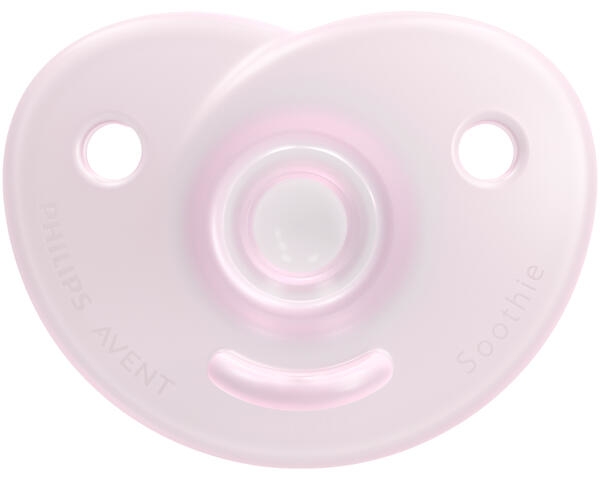Пустушка для дівчинки Philips Avent Soothie, 0-6 міс, рожевий, 2 шт. (SCF099 / 22) - Pampik - 4