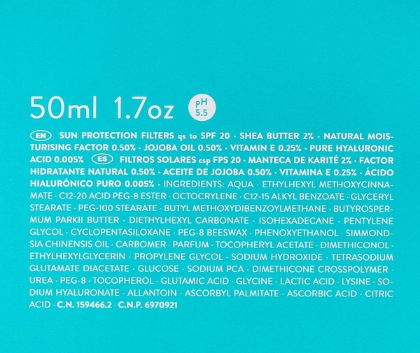 Зволожувальний живильний крем Babe Laboratorios з SPF 20, 50 мл - Pampik - 4