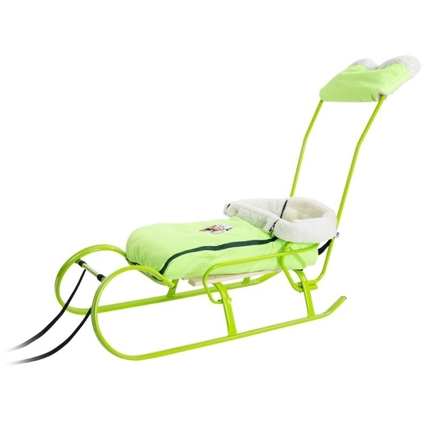 Чохол на санки Vitan Конверт, овчина, салатовий (2030050) - Pampik - 2