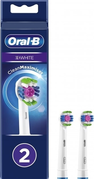 Змінні насадки для зубної щітки Oral -B 3D White, 2 шт. - Pampik