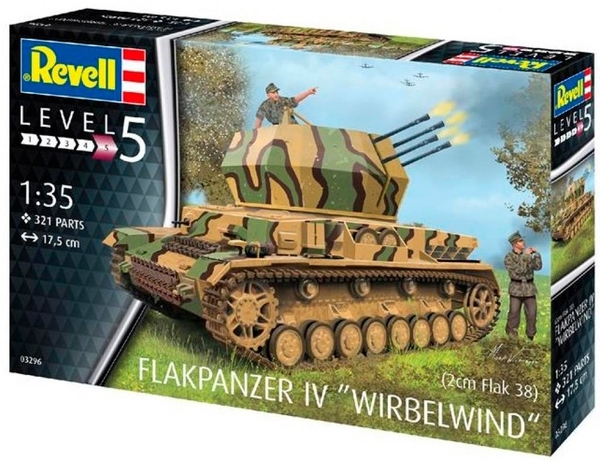 Збірна модель-копія Revell Протиповітряний танк IV Смерч (RVL-03296) - Pampik