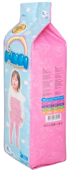 Подгузники-трусики Mimzi Premium XL (12-17 кг), 38 шт. - Pampik - 3