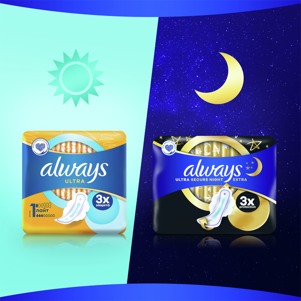 Прокладки гігієнічні Always Ultra Light, 10 шт. - Pampik - 7