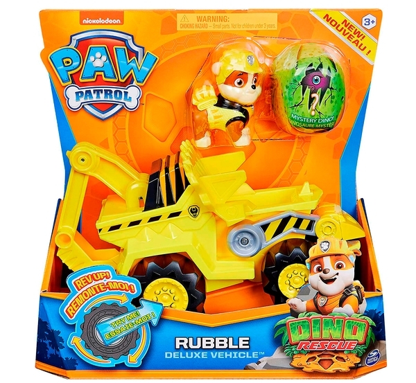 Рятувальний автомобіль де-люкс Spin Master Щенячий патруль Дино-місія з водієм Кремез (SM16776/5539) - Pampik - 3