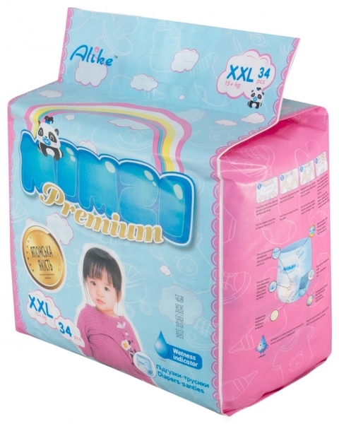 Підгузки-трусики Mimzi Premium XXL (15+ кг), 34 шт. - Pampik - 2