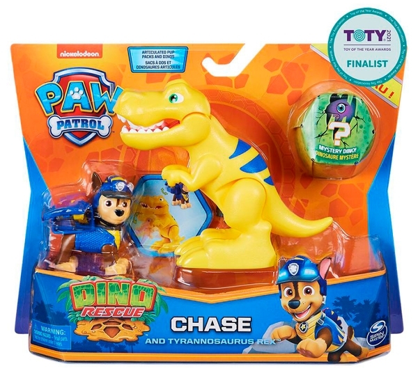 Колективний фігура Spin Master Щенячий патруль Дино-місія Гонщик з динозавром (SM17706/1639) - Pampik - 4