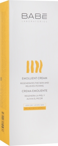Пом'якшувальний крем для тіла Babe Laboratorios, для сухої і атопічної шкіри, 200 мл - Pampik - 3