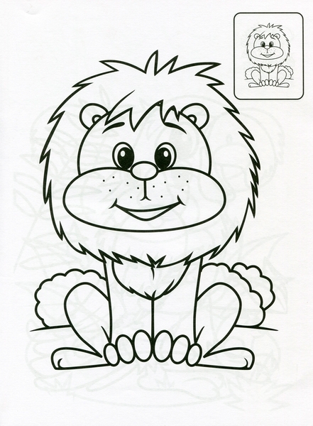 Веселый зоопарк. Мои первые раскраски - Pampik - 3