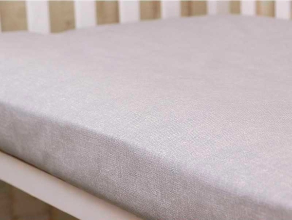 Простирадло на гумці Руно, бязь, 120х60 см, сірий (918.114_Grey) - Pampik - 2