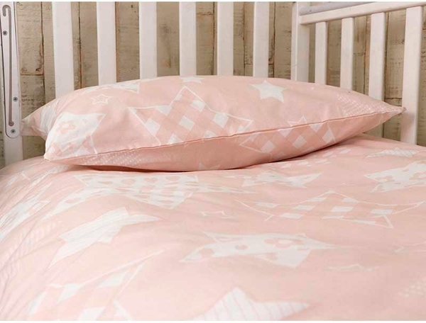 Комплект постельного белья Руно Blue star, бязь, розовый (932.02_Beige star) - Pampik - 2