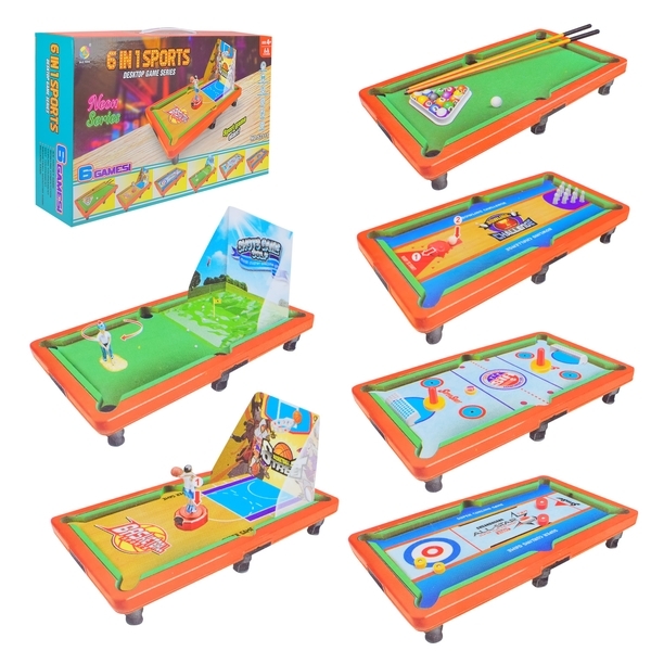 Настільна гра Shantou Jinxing 6 в 1 (S2113) - Pampik - 2