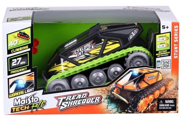 Танк на радиоуправлении Maisto Tread Shredder, черно-зеленый (82101 black/green) - Pampik - 7