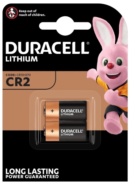 Литеевые батарейки Duracell Lithium 3V CR2, 2 шт. (81546859) - Pampik