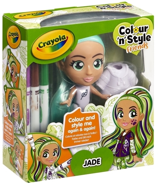 Набір для творчості Crayola Colour n Style Стильні дівчата Джейд (918937.005) - Pampik - 3