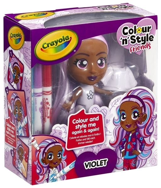 Набір для творчості Crayola Colour n Style Стильні дівчата Віолетта (918939.005) - Pampik - 2