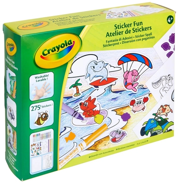 Набір для творчості Crayola з наклейками (256278.006) - Pampik - 3