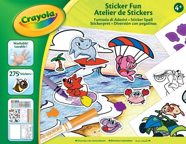 Набір для творчості Crayola з наклейками (256278.006) - Pampik