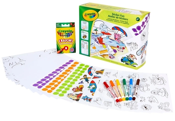 Набір для творчості Crayola з наклейками (256278.006) - Pampik - 4