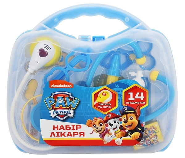 Набор врача 14 предметов. Игровой набор TM "PAW Patrol" (121688) - Pampik